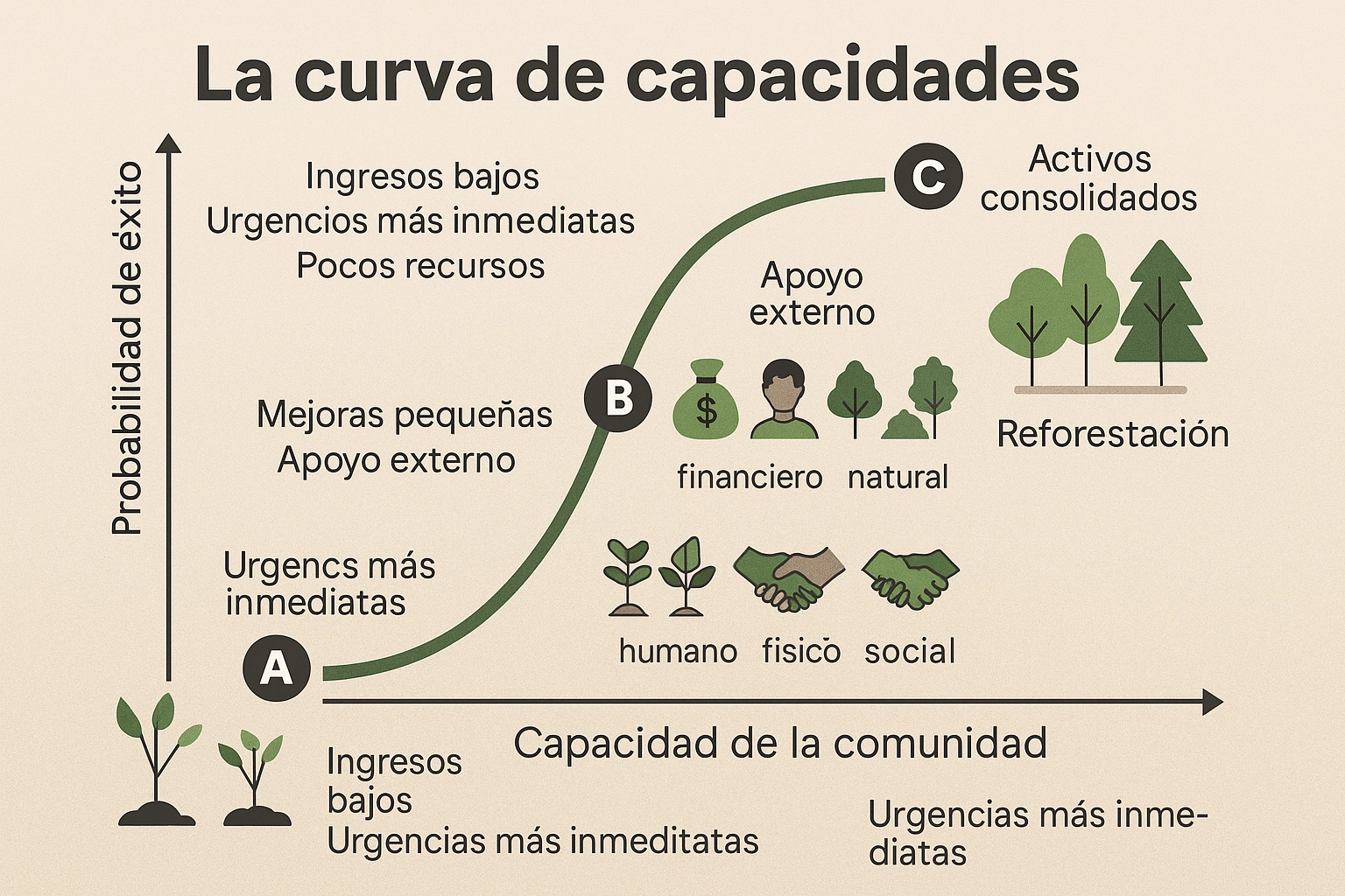 El Rol de la Capacidad Comunitaria en el Éxito de la Restauración: Del Triciclo a la Motocicleta