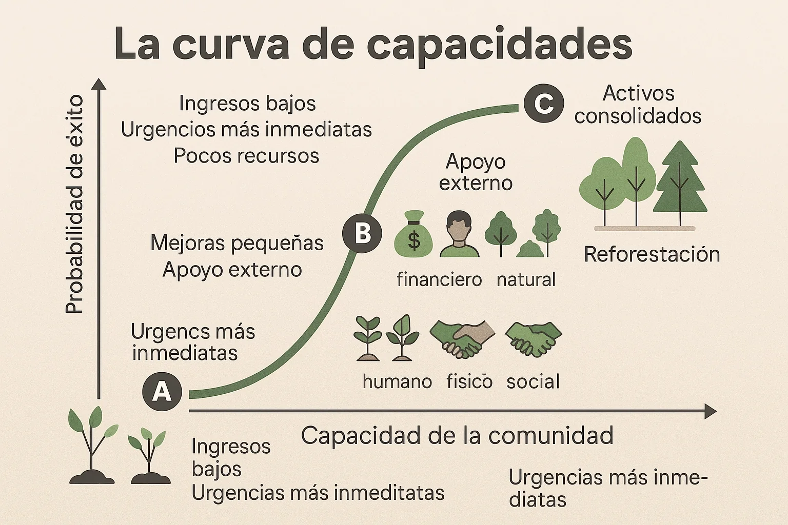 El Rol de la Capacidad Comunitaria en el Éxito de la Restauración: Del Triciclo a la Motocicleta